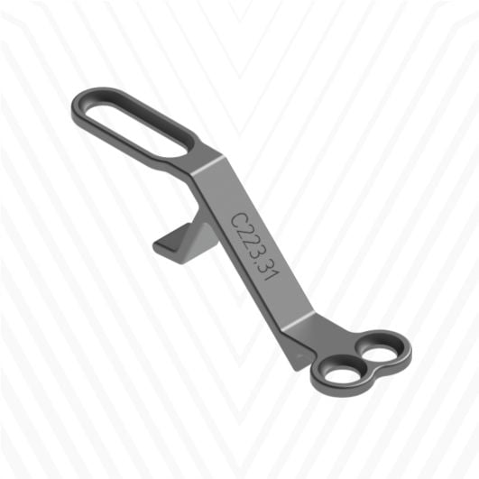 Posterior Laminar Plate (Long+Double Hole)